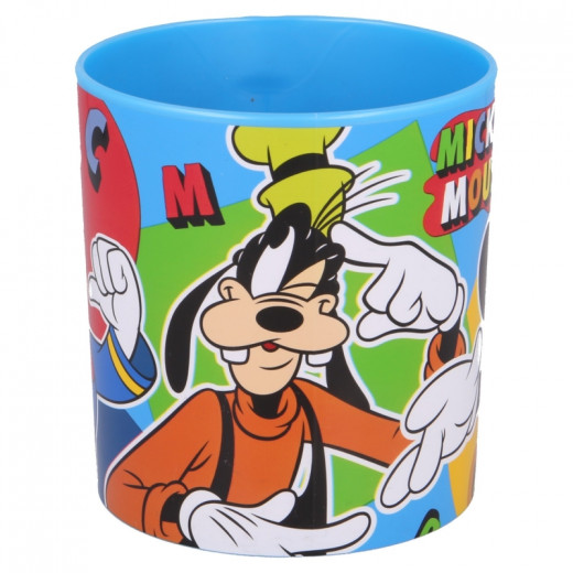 Stor Plastic Microwave Mug, Mickey Mouse Design, 350 Ml