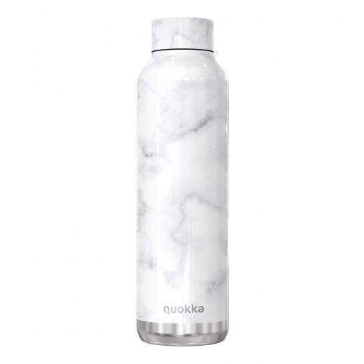 Quokka Stainless Steel Bottle, Marble Design, 630 Ml