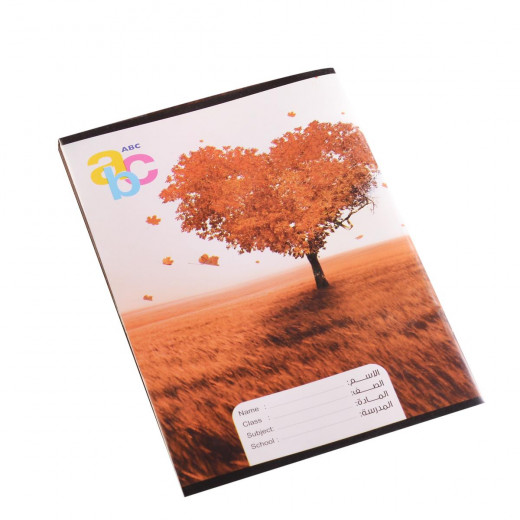 ABC Sleeved English Notebook, 60 Sheets