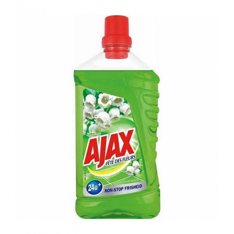 Ajax Multipurpose Floor Detergent Cleaner, Spring Flowers Scent, 1.25L | Kitchen | Cleaning Supplies | Cleaning Liquids & Powders