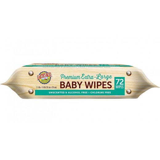 EB Chlorine Free Baby Wipes / Dis 72 منديل