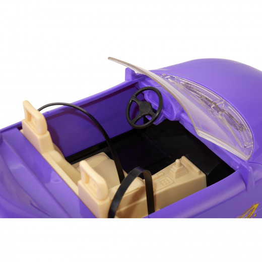 MGA Dream Ella Stardust Convertible Sports Car Vehicle, Purple Color