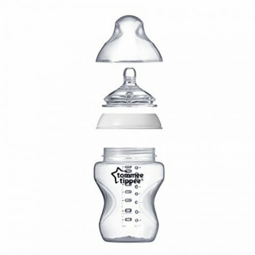 Tommee Tippee Closer to Nature 340 ml Decorated Bottle, Blue