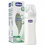 Chicco Nature Glass 240ml Bottle - Silicone Flow