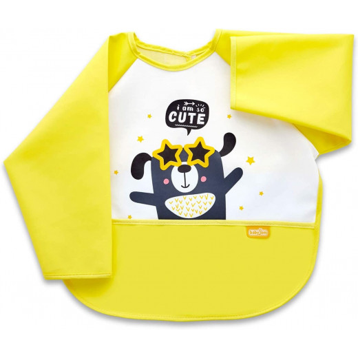 Babyjem waterproof activity apron yellow