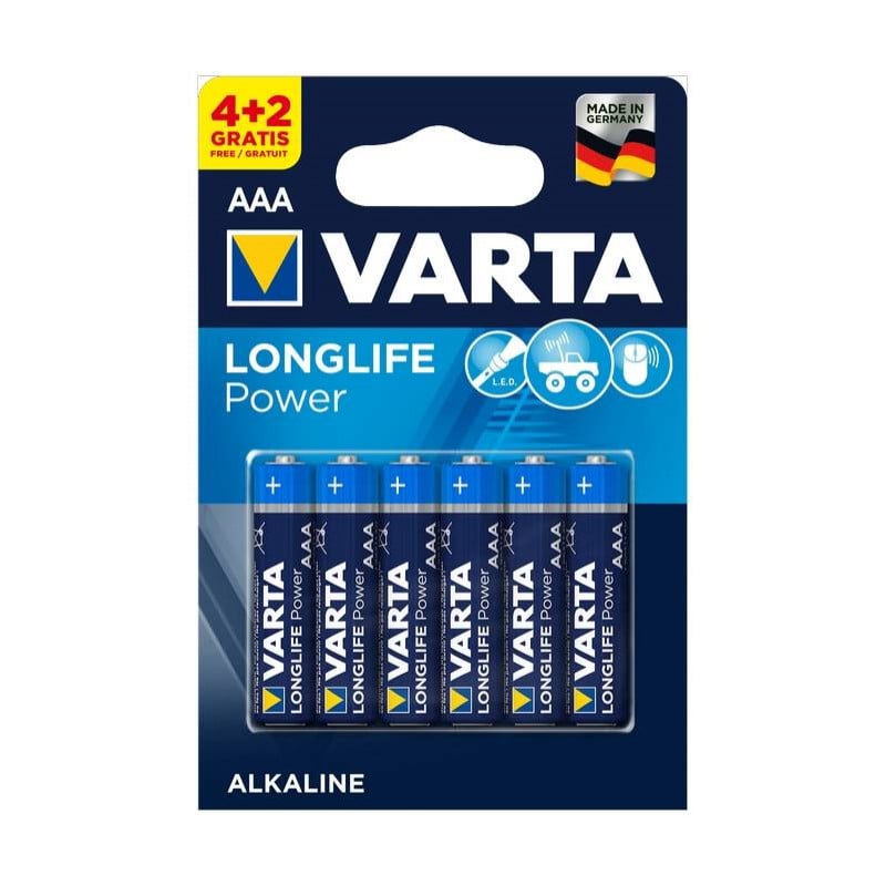 Varta HE 9V - AAA 4+2 | Home | Electronics | Chargers & Batteries