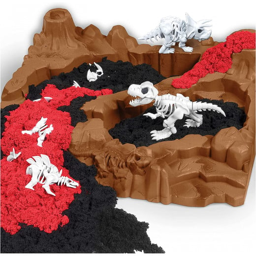 مجموعة اللعب حفر للكشف عن الديناصور في الرمال الحركية من سبن ماستر