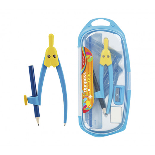 Keyroad Compass Fairy Plastic Sets With Short Pencil