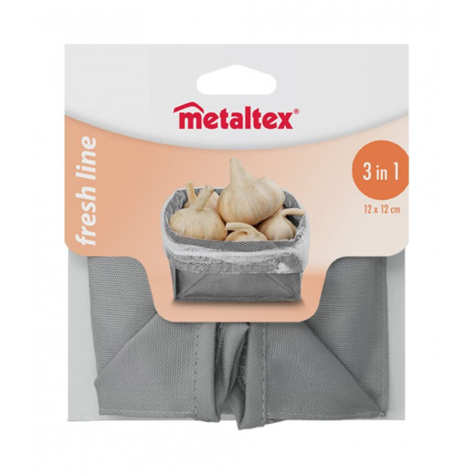 Metaltex Polyster Fresh Storage Basket, 12 X 12 Cm