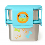 Skip Hop Zoo Stainless Steel Lunch Kit- Dog