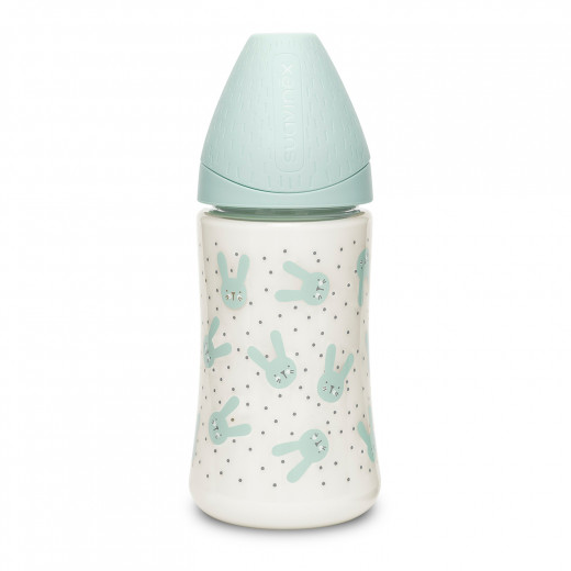 Suavinex Hygge Rabbit Mint Bottle, Green, 270 Ml