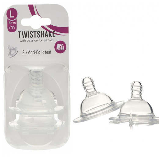 Twistshake Anti-Colic Teat Large Size +4 Months