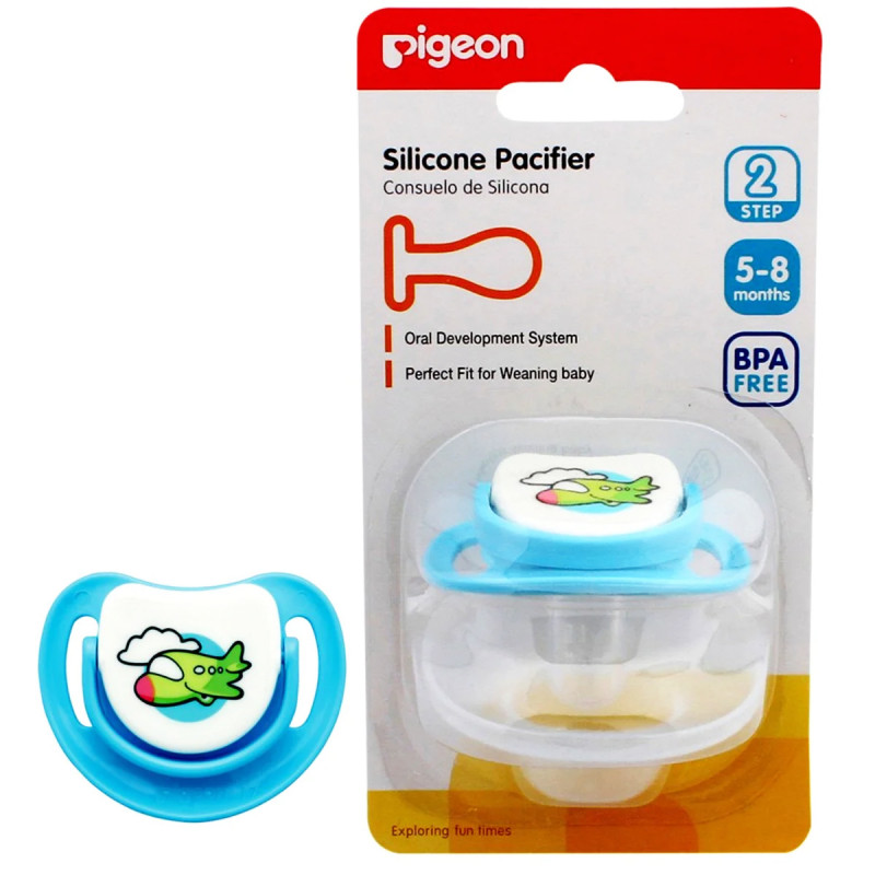 Pigeon Silicone Pacifier Step 2 - (Airplane) | Baby | Pacifiers & Teethers | Pacifiers & Soothers