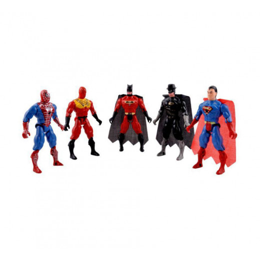 Super Hero Action Figure Set For Kid, 7 Pieces