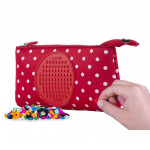 Pixie Crew Big Red Fabric Case With White Polka Dots
