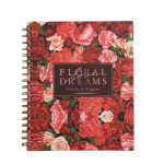 Mofkera Wire Floral Dreams Notebook Hardcover A6 Size