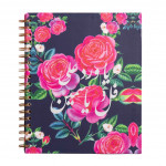 Mofkera Wire Floral Arabic Notebook Hardcover Full of Yasmin A4 Size