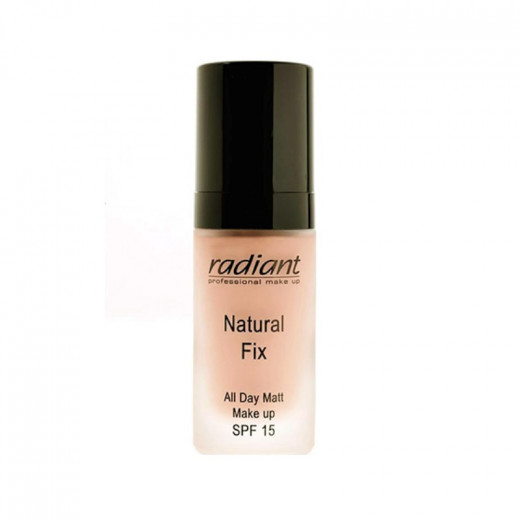 Radiant Natural Fix Matt Foundation, Peach Color, Number 04