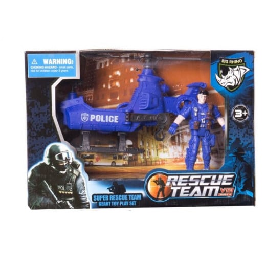 Rescue Team Toy, Series 8 - Blue