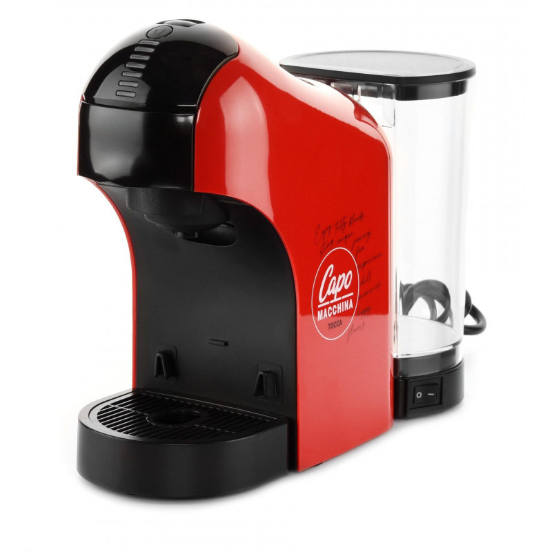 ماكينة صنع القهوة بكبسولات جوستو, باللون الاحمر, 1لتر من إل كابو | المطبخ | أجهزة المطبخ | صانعات القهوة