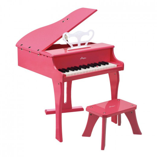 الة عزف البيانو باللون الزهري من هيب