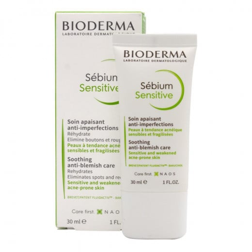 Bioderma Sébium Sensitive Soothing Anti-Blemish Care 30 ml