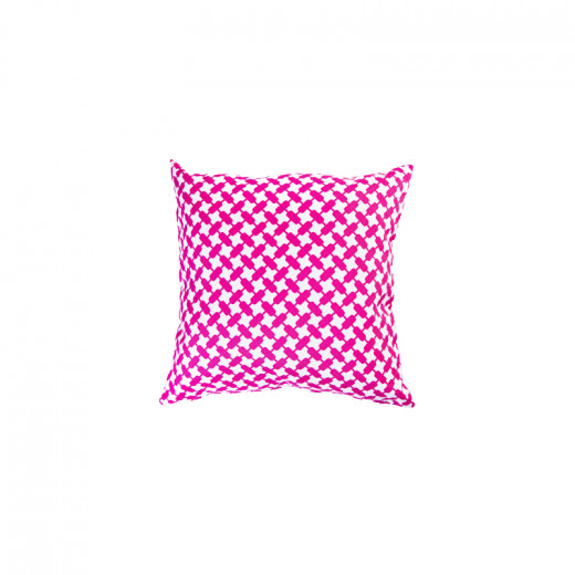 Cushion Designed With Pink Pattern