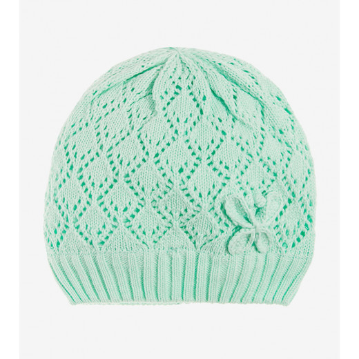 Cool Club Baby Girl Embroidered Hat, Turquoise Color