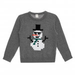 Cool Club Long Sleeve Blouse, Snowman Design