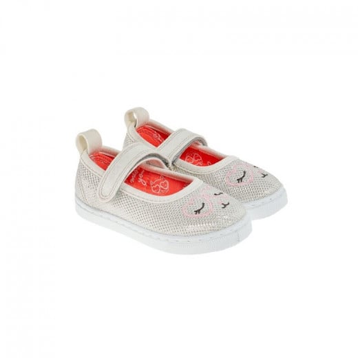 Cool Club Baby Shoes, Silver Color