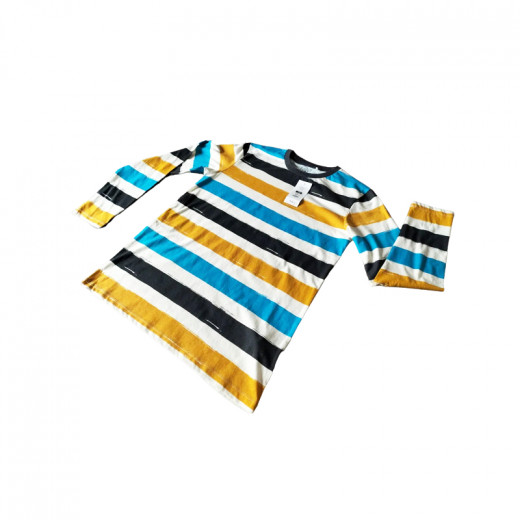 Cool Club Long Sleeve Blouse, Multicolor Design