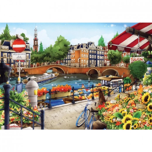 Ks Games Puzzle, Amsterdam Design, 500 Pieces