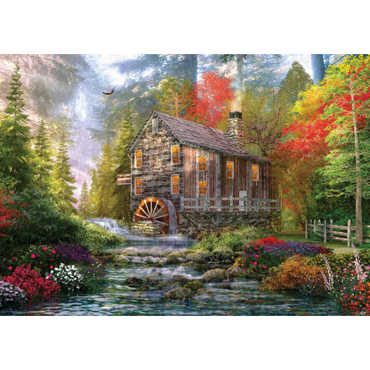 Ks Games Puzzle, The Old Wood Mill Design,1000 Pieces