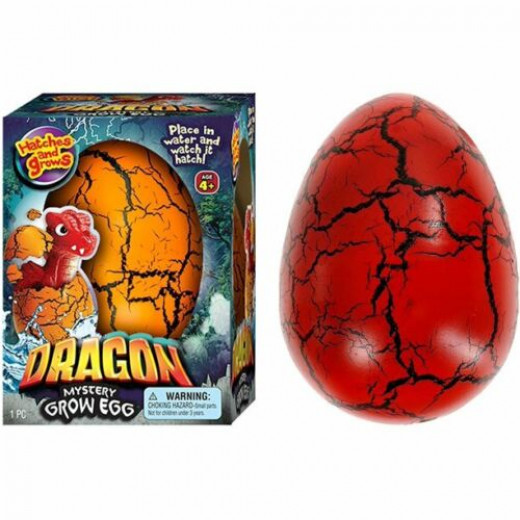 Jaru Hatches and Grows Dragon Mystery Grow Egg, Assorted Colors, 1 Piece