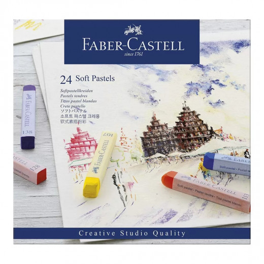 Faber Castell Soft Pastel Goldfaber Long 24 colors