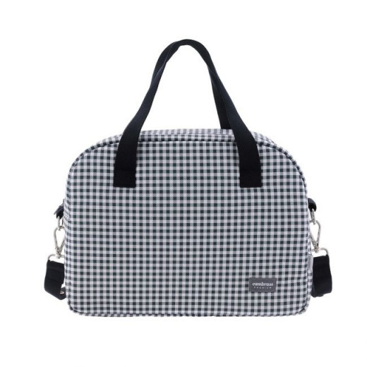 Cambrass Maternal Bag, Prome Vichy Design, Black Color