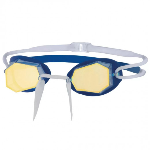 Zoggs Swimming Goggles Diamond Titanium, Blue & White Color