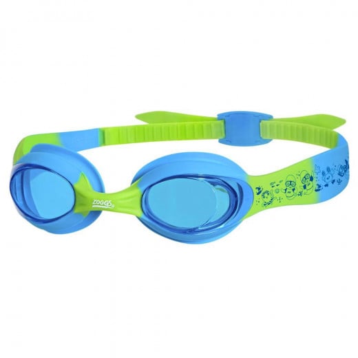 نظارات السباحة ليتل توست, باللون الازرق والاخضر من زوجز