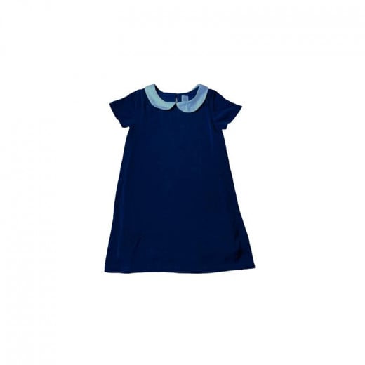 Cool Club Long Sleeves Blouse, Navy Blue Color