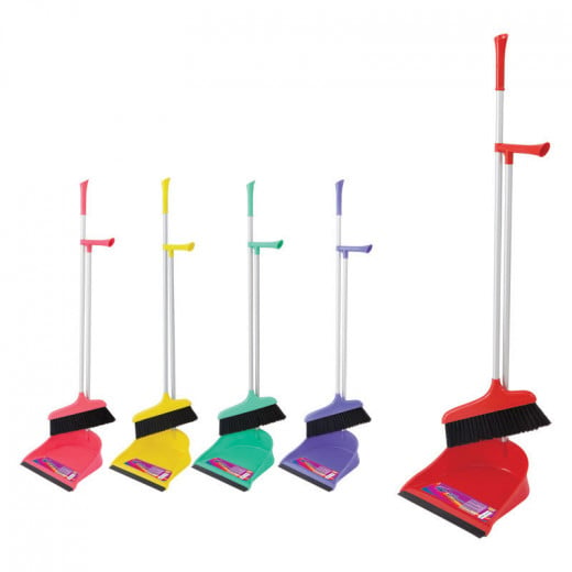 Parex Brush Set With Dustpan, Assourted Colors, 1 Piece
