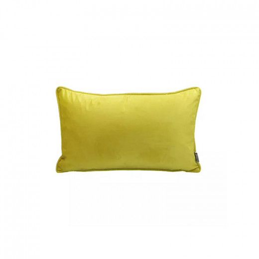 Nova Home Velvet Cushion Cover, Dark Yellow Color, 30x50 Cm
