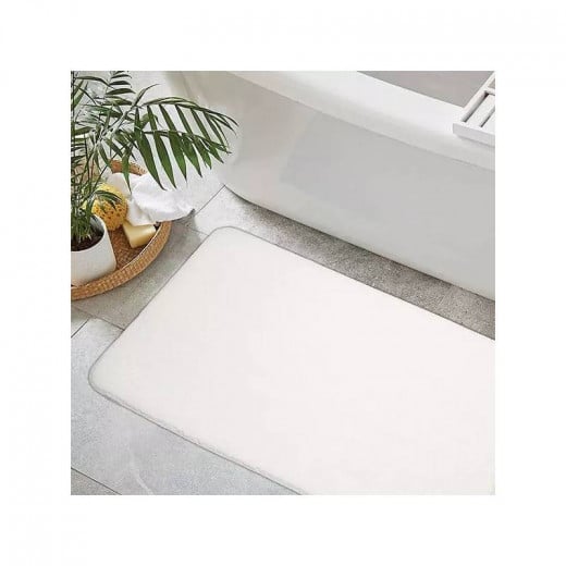 Nova Home Performance Bath Mat, White Color, Size 50*80