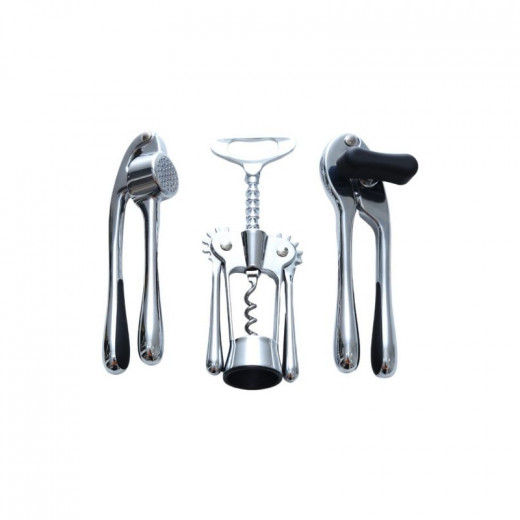 مجموعة أدوات المطبخ الفضية ، 4 قطع من بيرلينجر هاوس