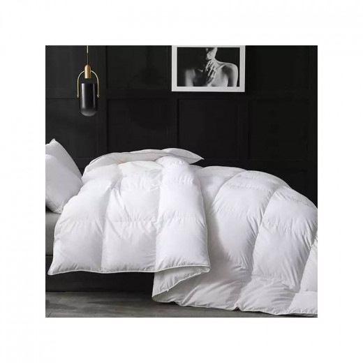 Nova Home Luxury Goose Down Comforter, 100% Cotton Cover, 260*220
