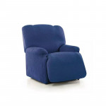 غطاء كرسي بذراعين قابل للتمدد, باللون الازرق من نويفا تكستورا