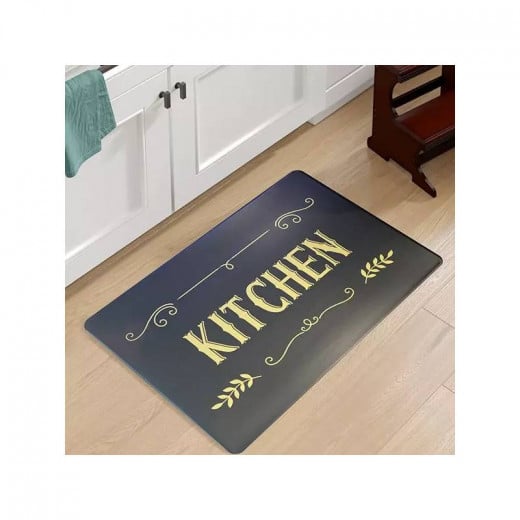Nova Home "Crops" Kitchen Mat, Black Color, 45*120 Cm