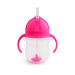 Munchkin Click Lock Weighted Flexi-Straw Cup - 207 ml (Pink)
