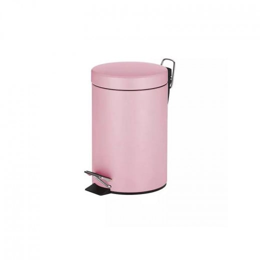 Kela Monaco Waste Pedal Bin Pink Color, 3 Liter