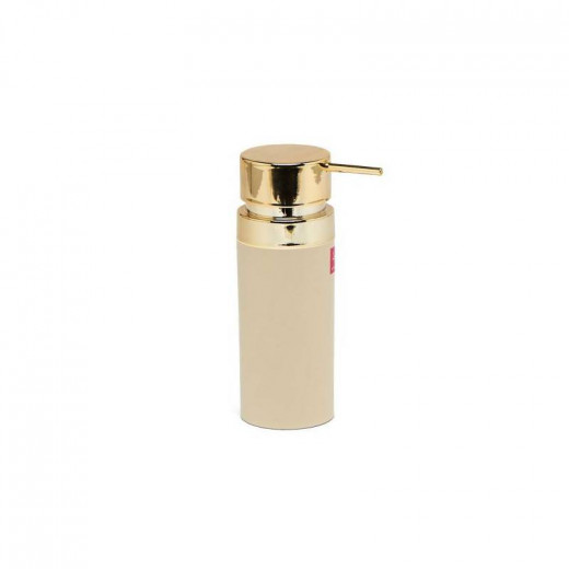 Primanova Lenox Lotion/Liquid soap Bottle , Beige & Gold Color
