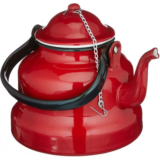 Ibili Tea Pot, Red Color, 1L